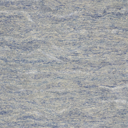 5' X 7' Ocean Blue Hand Tufted Abstract Indoor Area Rug