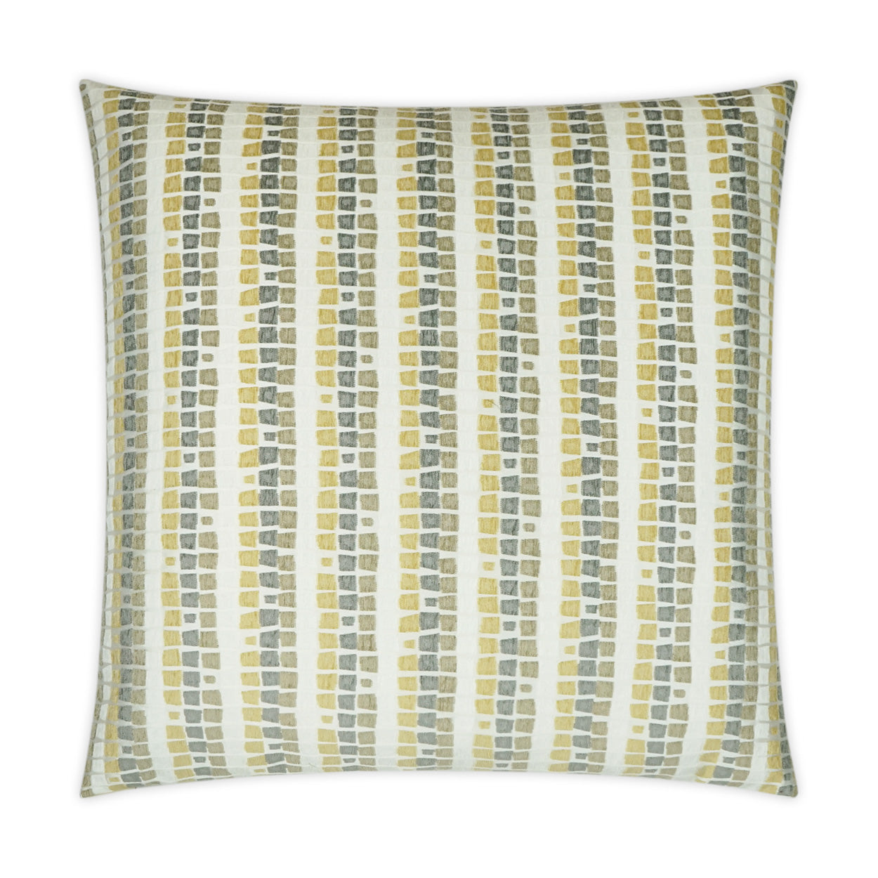 D.V. KAP HOME   24" x 24" Bombay Pillow - Natural Modern, Geometric    - 3530-N-2424