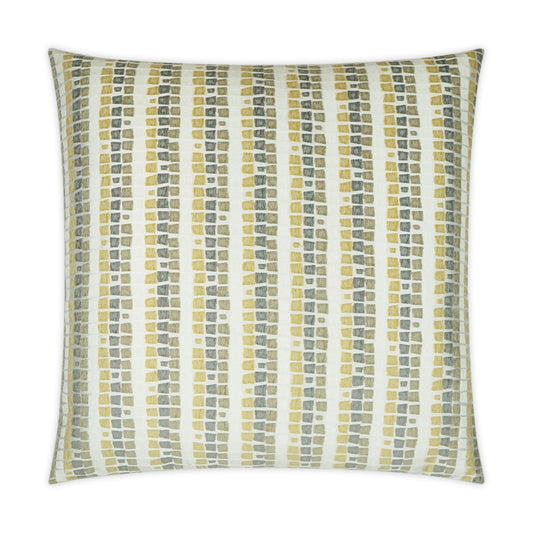 D.V. KAP HOME   24" x 24" Bombay Pillow - Natural Modern, Geometric    - 3530-N-2424