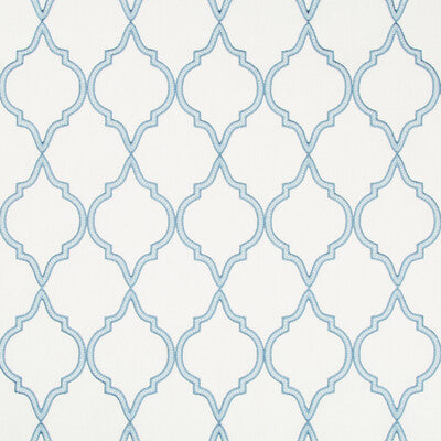 KRAVET BASICS EMBROIDERY  WHITE,BLUE,   - 35301.15.0