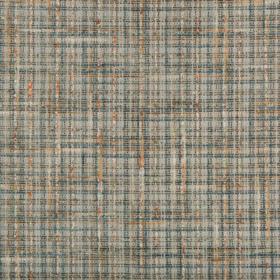 KRAVET COUTURE  TEXTURE BLUE,GREY,ORANGE   - 35308.1512.0