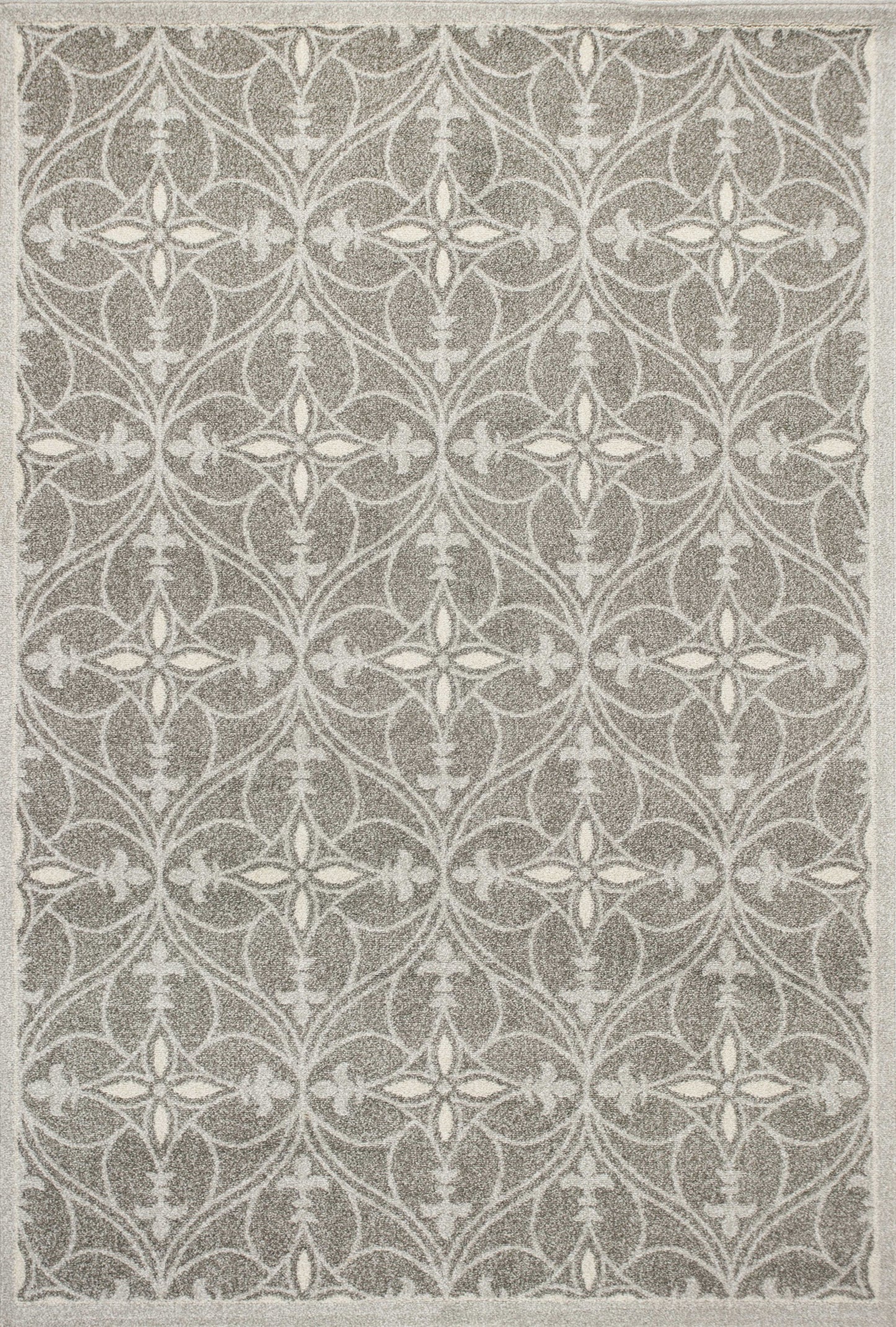 7' X 10' Gray Moroccan Indoor Outdoor Area Rug