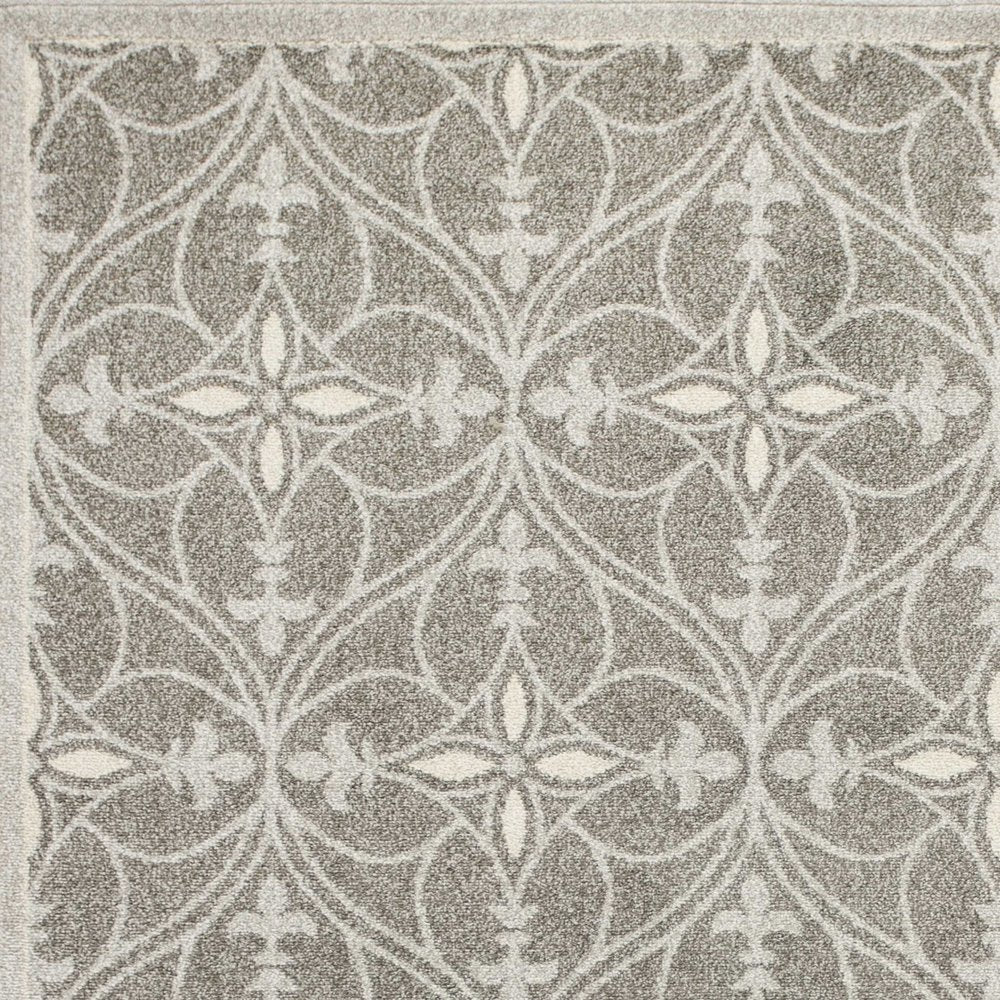 7' X 10' Gray Moroccan Indoor Outdoor Area Rug