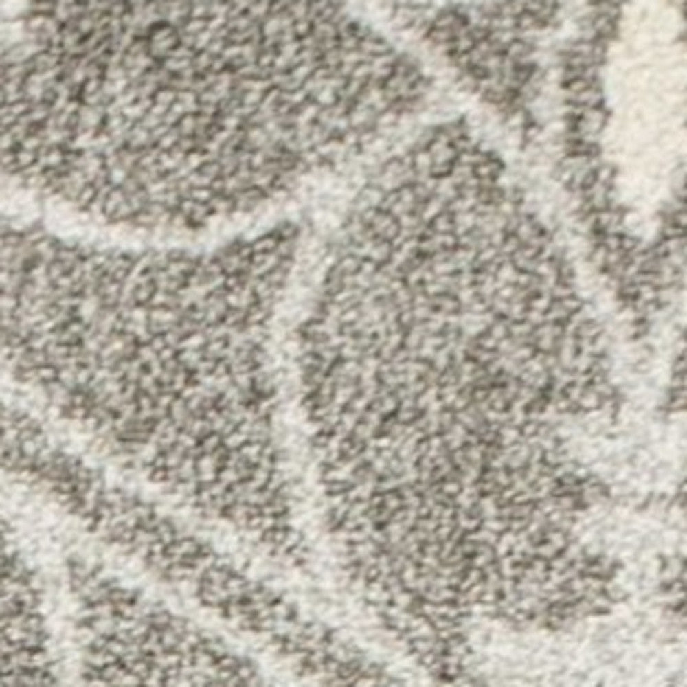 7' X 10' Gray Moroccan Indoor Outdoor Area Rug