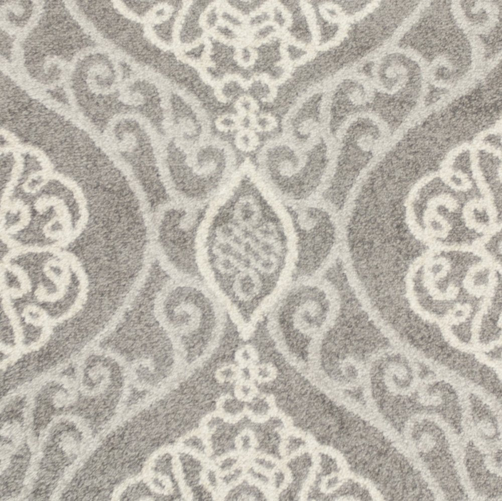 3' X 5' Silver Moroccan Indoor Outdoor Area Rug