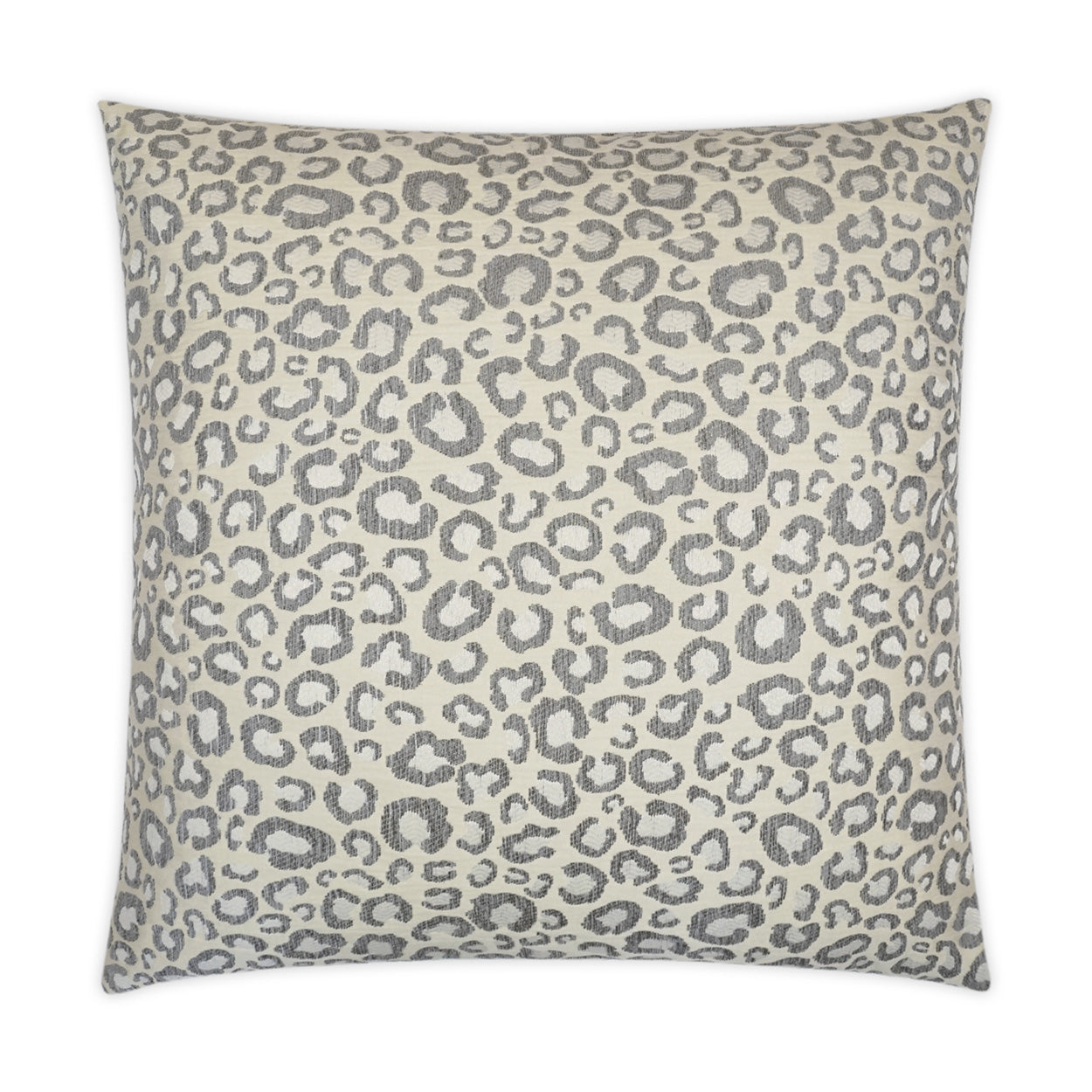 D.V. KAP HOME   24" x 24" Sarafina Pillow - Silver Animal    - 3533-S-2424