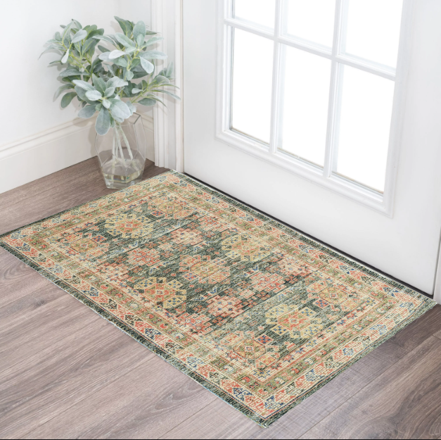 7' X 9'  Jute Charcoal Area Rug