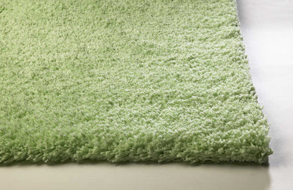 5' X 7' Spearmint Green Indoor Shag Rug