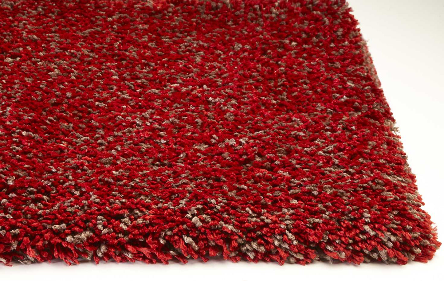 3' X 5' Red Heather Plain Area Rug