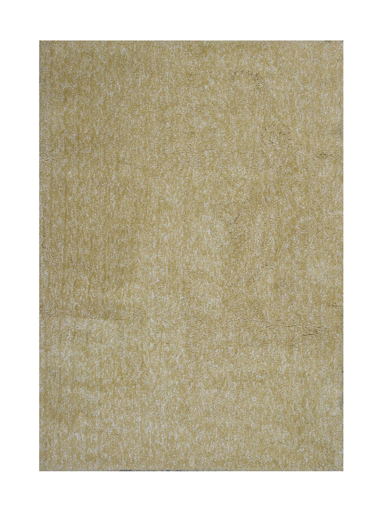 5' X 7' Yellow Heather Plain Indoor Area Rug