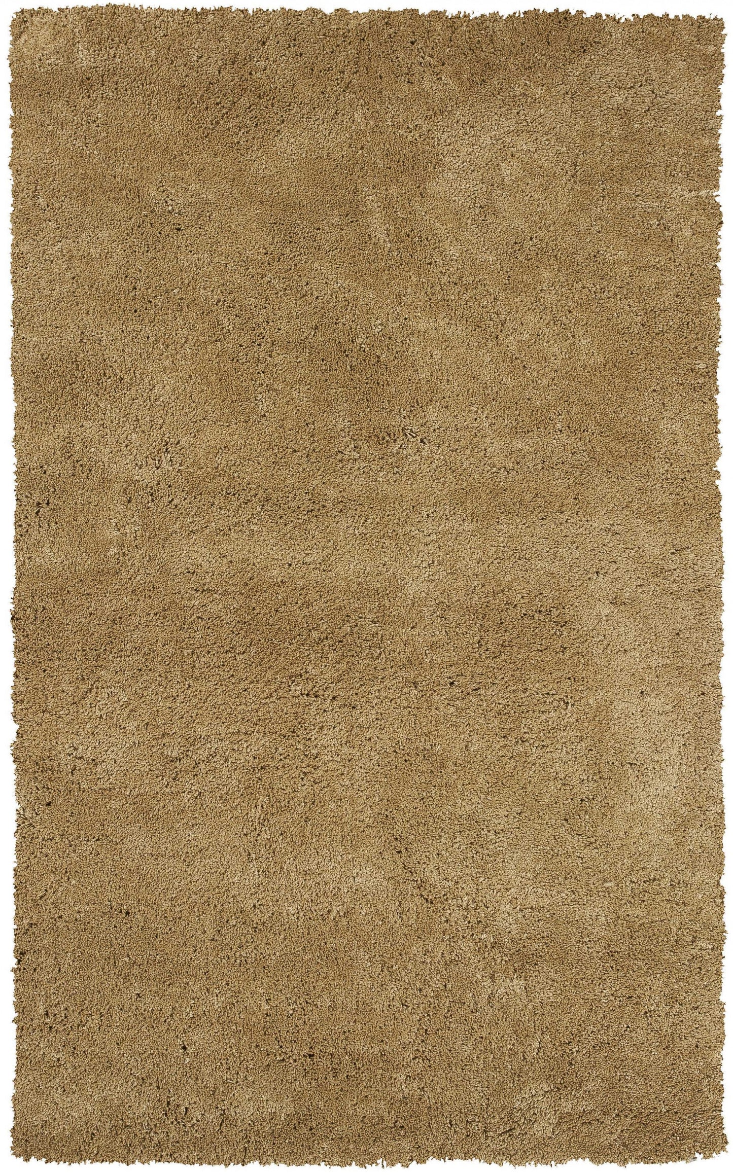 2' X 4' Polyester Gold Area Rug