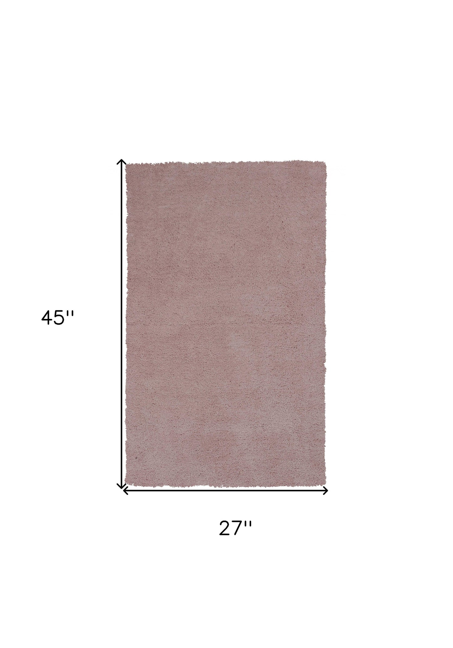 9' X 13' Rose Pink Hand Woven Area Rug