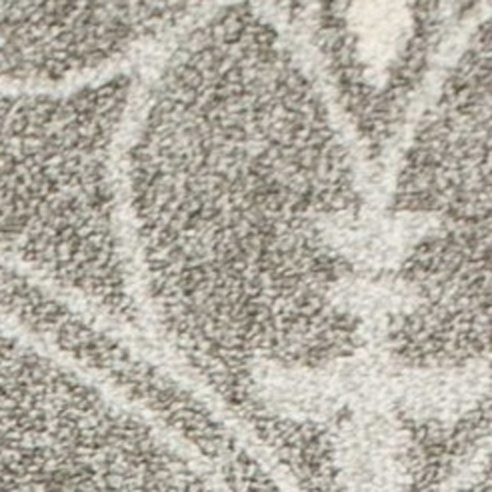 7' X 10' Gray Moroccan Indoor Outdoor Area Rug