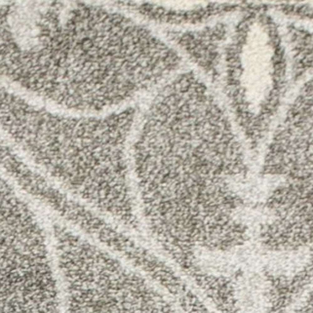 7' X 10' Gray Moroccan Indoor Outdoor Area Rug