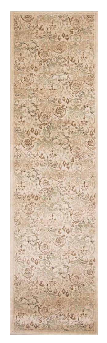 5' X 8' Ivory Vintage Area Rug