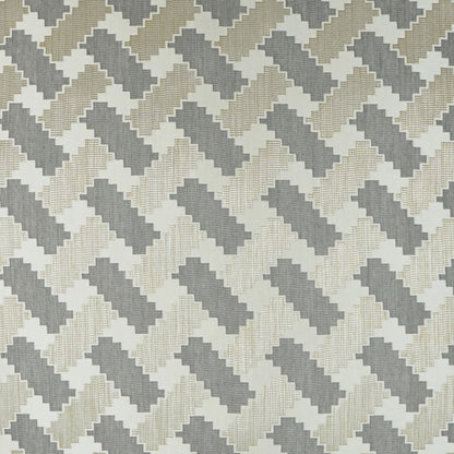 D.V. KAP HOME   24" x 24" Atlantic Pillow - Pewter Transitional, Geometric    - 3536-P-2424