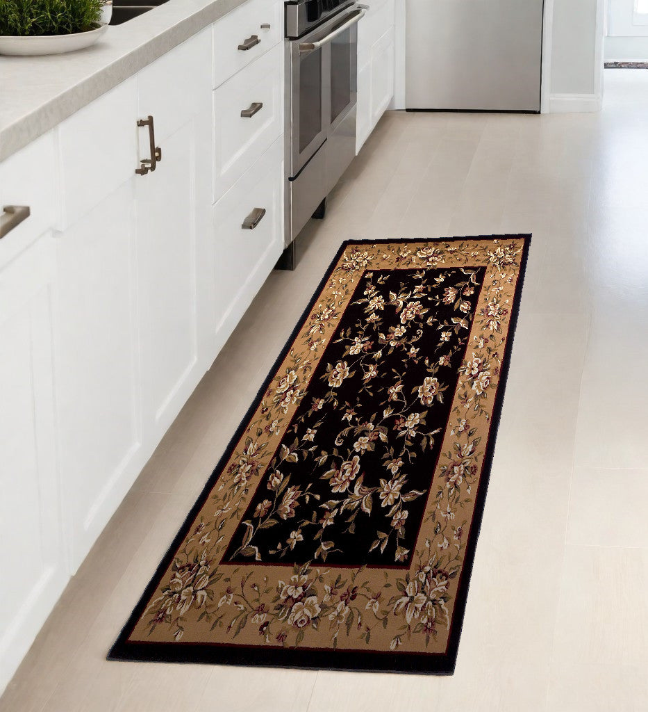 9' X 13'  Polypropylene Black Or  Beige Area Rug