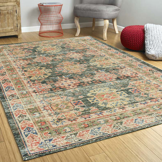 7' X 9'  Jute Charcoal Area Rug