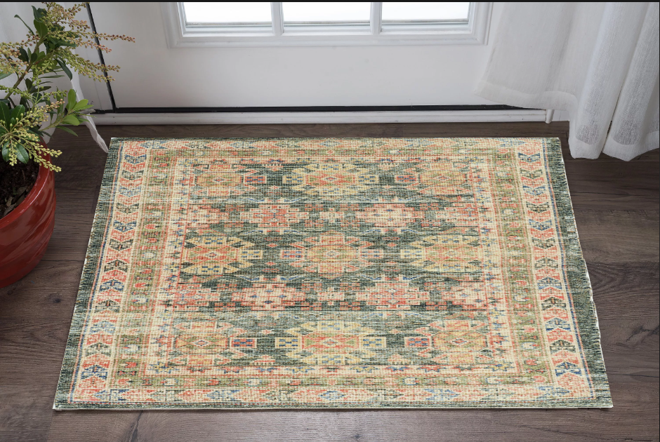 7' X 9'  Jute Charcoal Area Rug