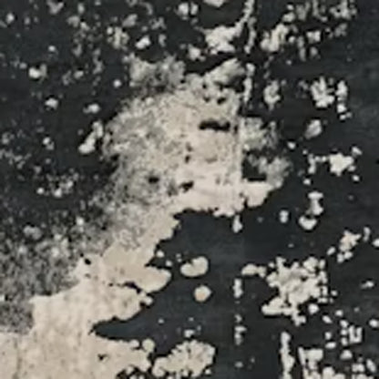 5' X 8' Silver Charcoal Abstract Design Indoor Area Rug