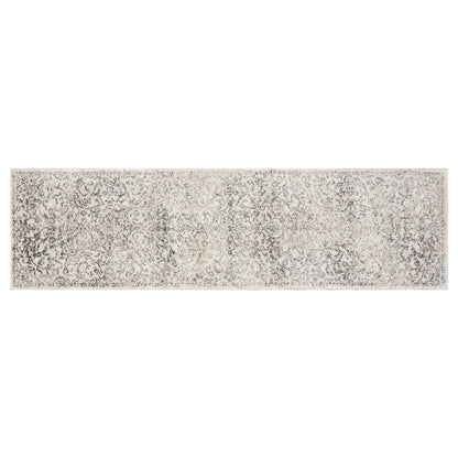 5' X 8' Ivory Floral Vines Area Rug