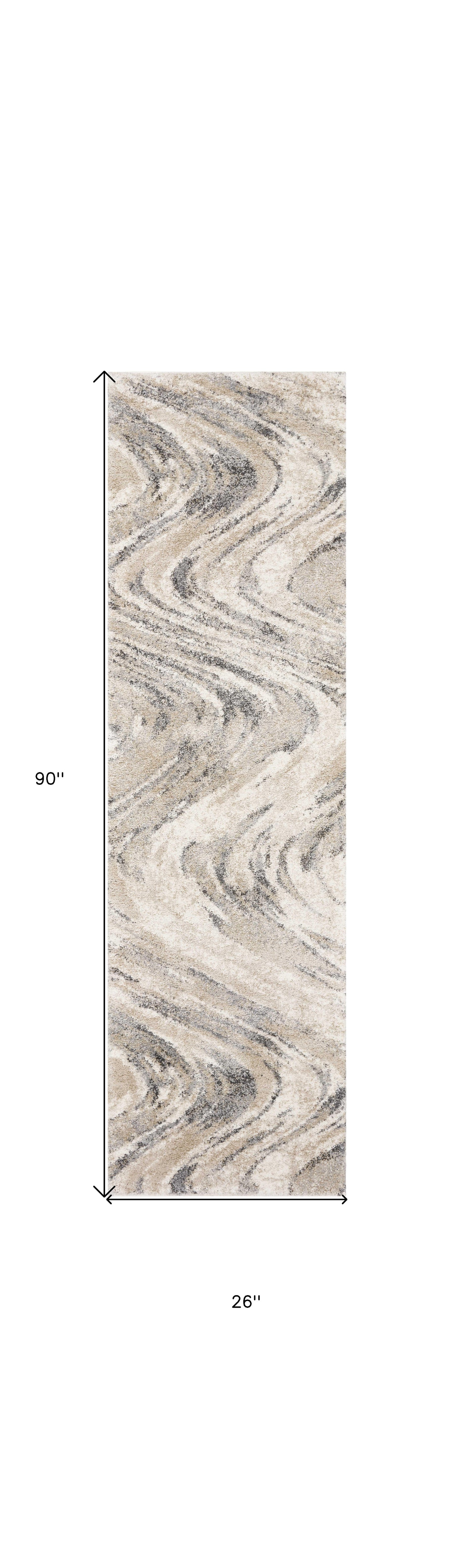 7' X 9'  Polypropylene Natural Area Rug