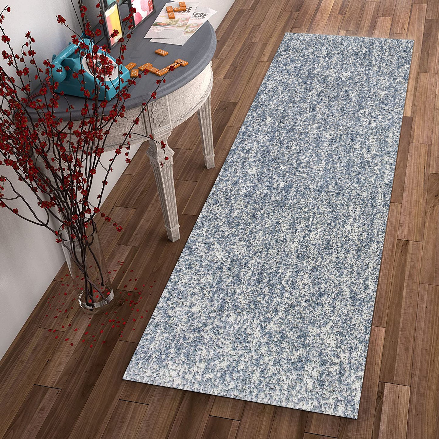 8' X 10' Polyester Slate Heather Area Rug