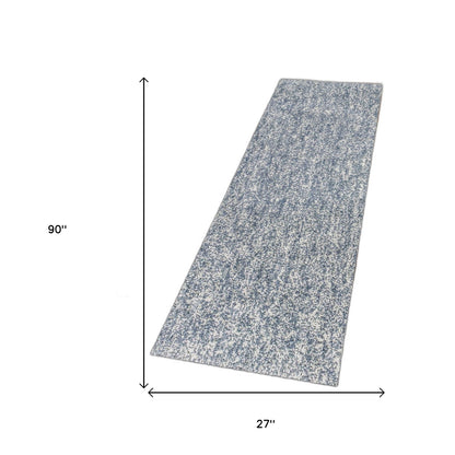 8' X 10' Polyester Slate Heather Area Rug