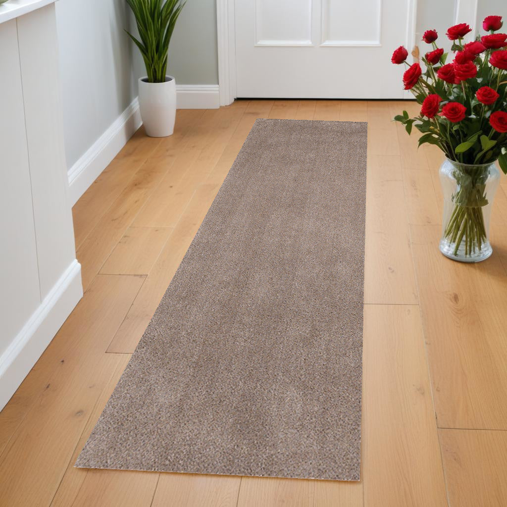 8' X 10'  Polyester Beige Area Rug