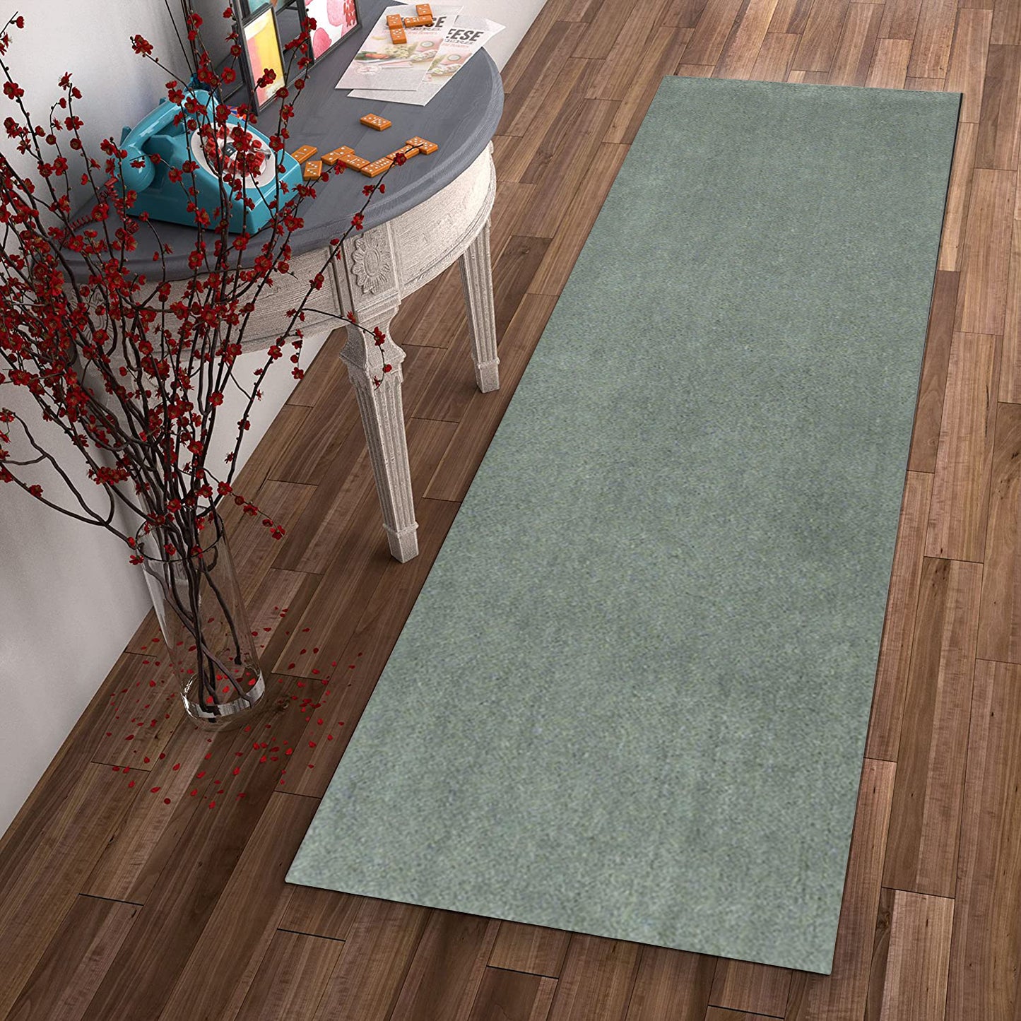 8' X 10' Slate Blue Indoor Shag Rug