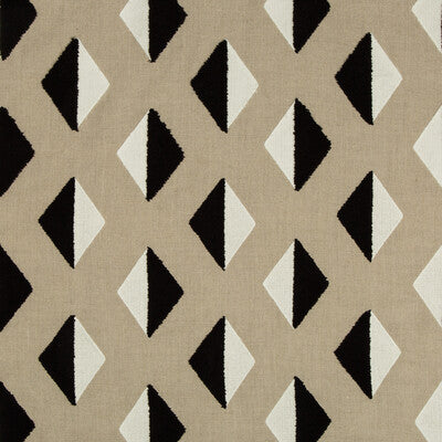 KRAVET DESIGN EMBROIDERY GEOMETRIC NEUTRAL,WHITE,BLACK   - 35389.816.0