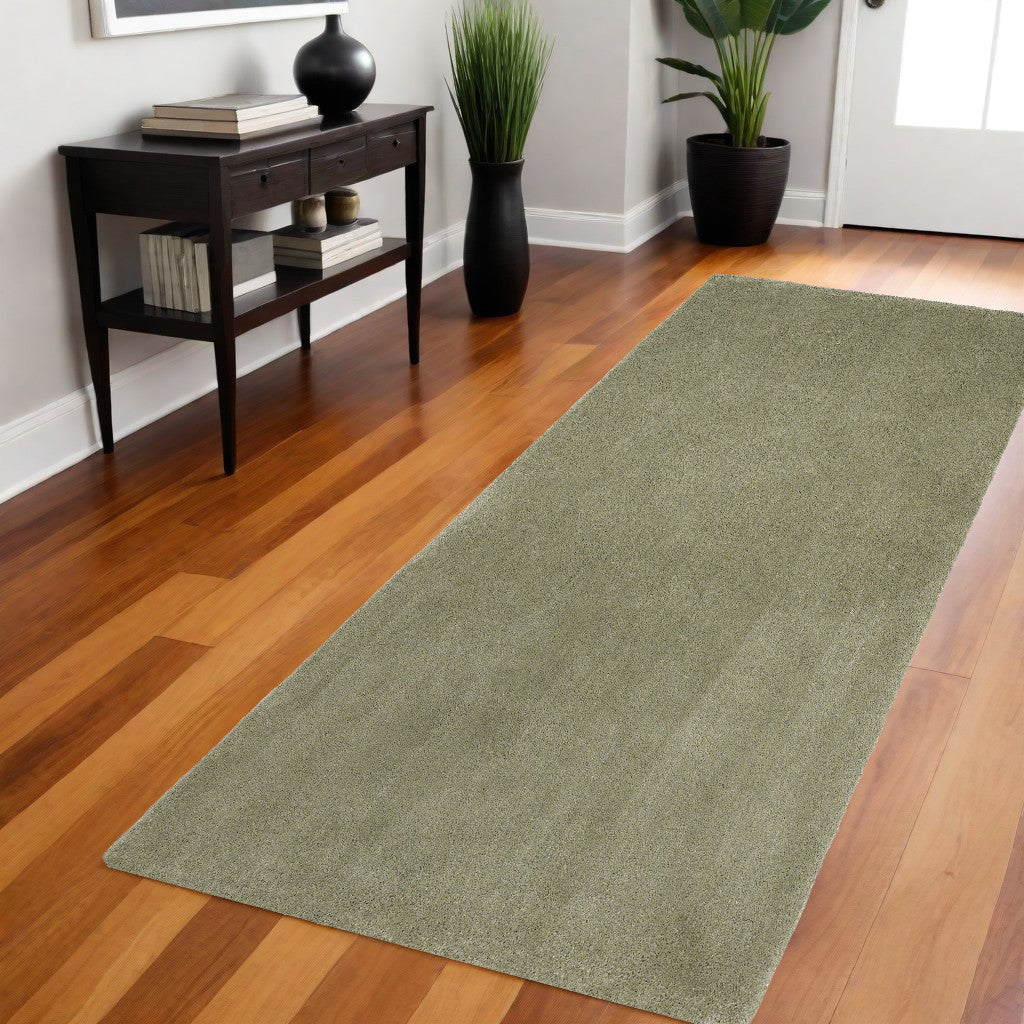 8' X 10'  Polyester Sage Area Rug