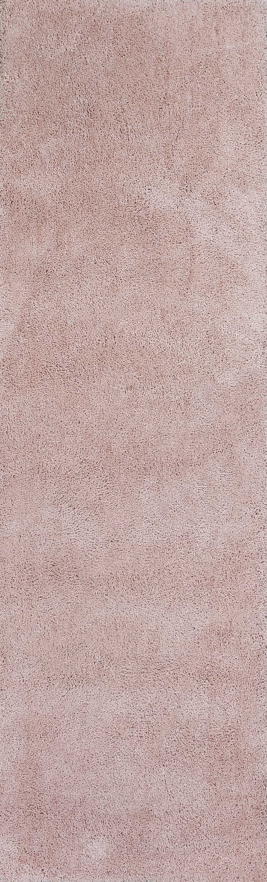 9' X 13' Rose Pink Hand Woven Area Rug