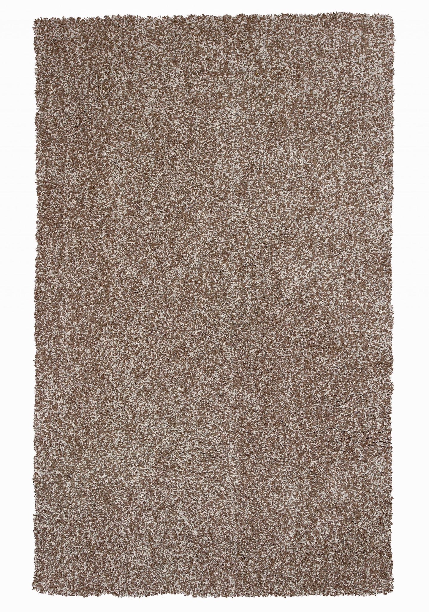 6' Round Beige Heather Plain Indoor Area Rug