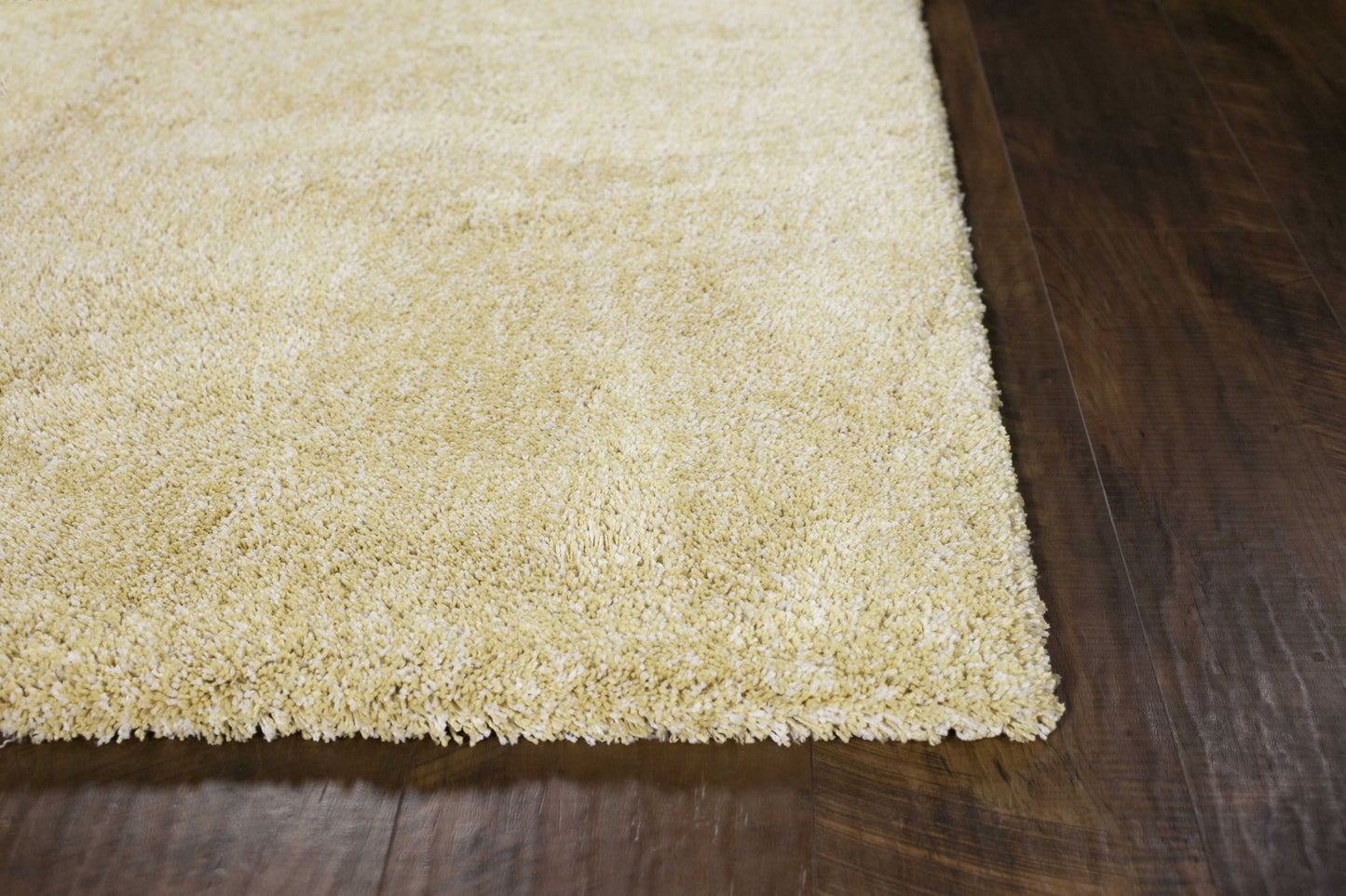 8'X11' Yellow Heather Indoor Shag Rug