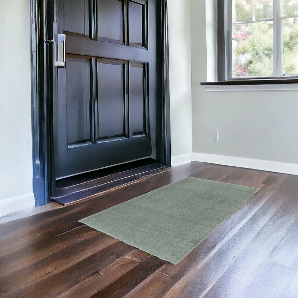 8' X 10' Slate Blue Indoor Shag Rug