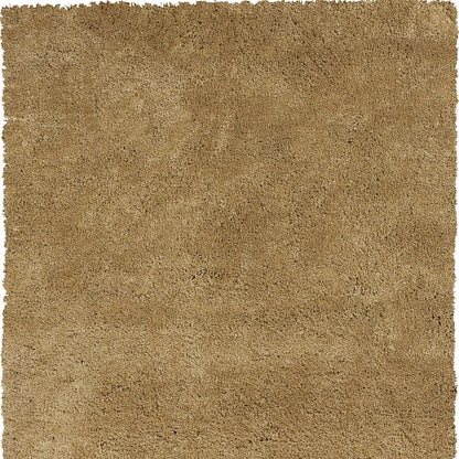 2' X 4' Polyester Gold Area Rug