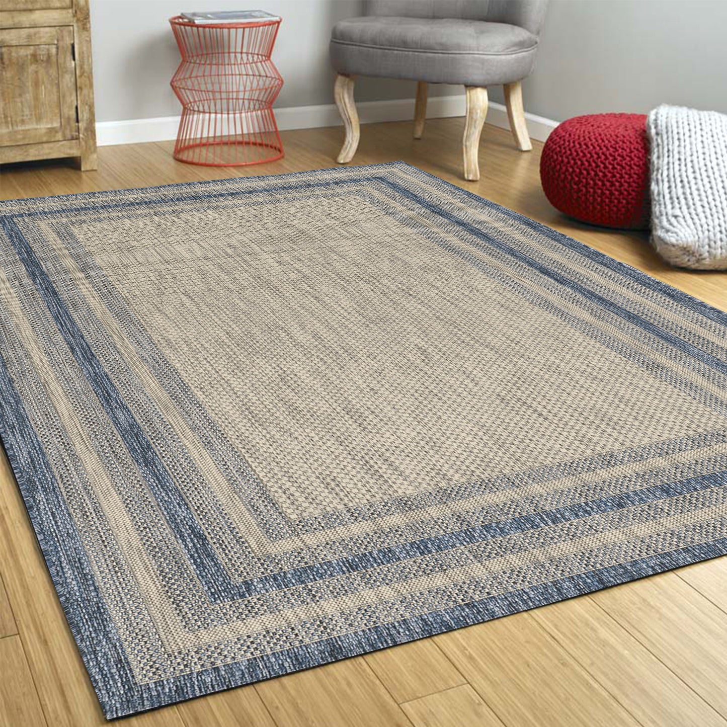 3' X 5' Gray Area Rug