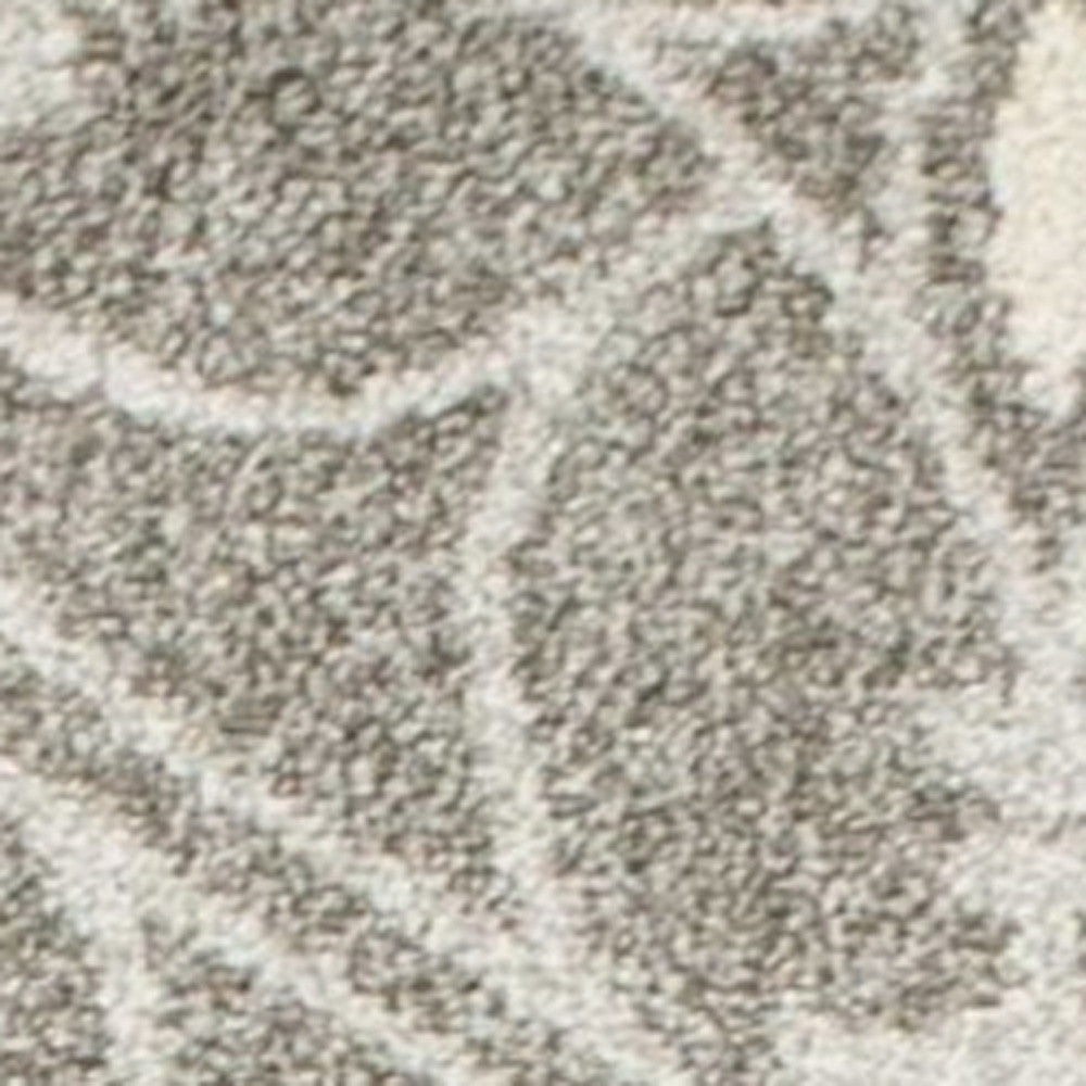 7' X 10' Gray Moroccan Indoor Outdoor Area Rug