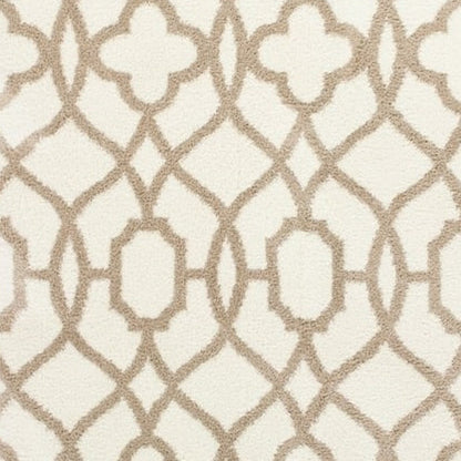 3' X 5' Beige and Ivory Area Rug