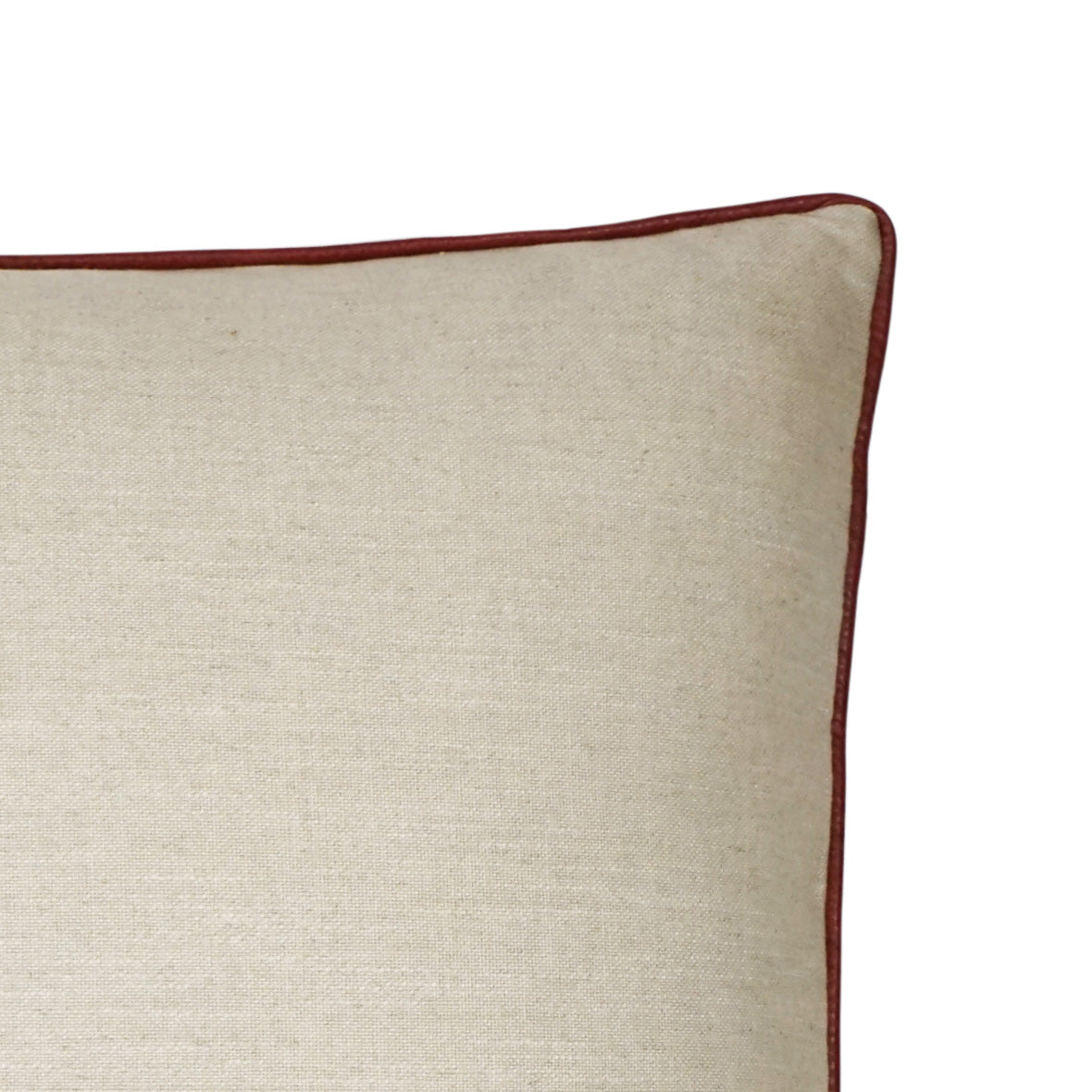 D.V. KAP HOME   24" x 24" Ghent Pillow - Red Farmhouse, Solid, Traditional    - 3541-R-2424