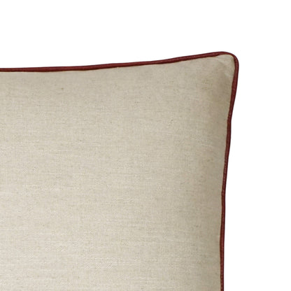 D.V. KAP HOME   24" x 24" Ghent Pillow - Red Farmhouse, Solid, Traditional    - 3541-R-2424