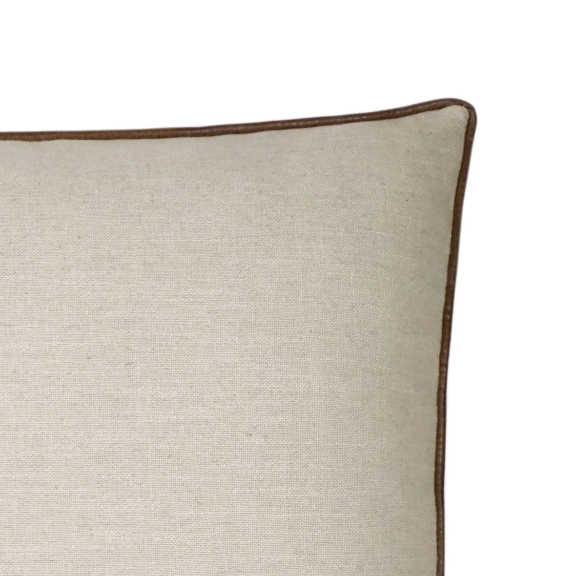 D.V. KAP HOME   24" x 24" Ghent Pillow - Saddle Farmhouse, Solid, Traditional    - 3541-S-2424