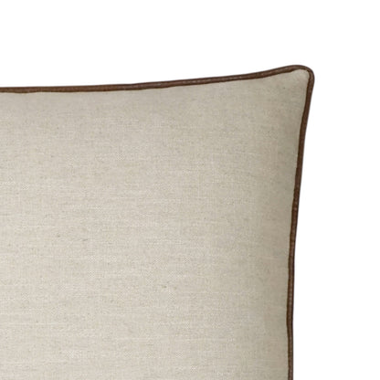 D.V. KAP HOME   24" x 24" Ghent Pillow - Saddle Farmhouse, Solid, Traditional    - 3541-S-2424