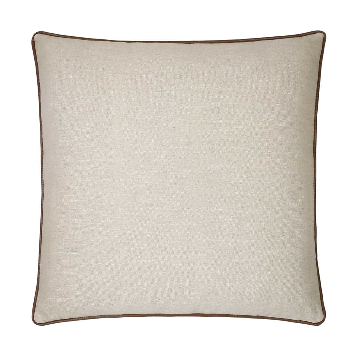 D.V. KAP HOME   24" x 24" Ghent Pillow - Saddle Farmhouse, Solid, Traditional    - 3541-S-2424