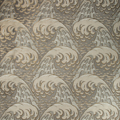 KRAVET COUTURE VELVET NOVELTY GREY,LIGHT GREY,GOLD   - 35419.411.0