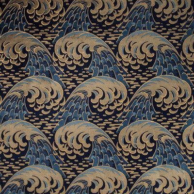 KRAVET COUTURE VELVET NOVELTY INDIGO,BROWN,LIGHT BLUE   - 35419.516.0