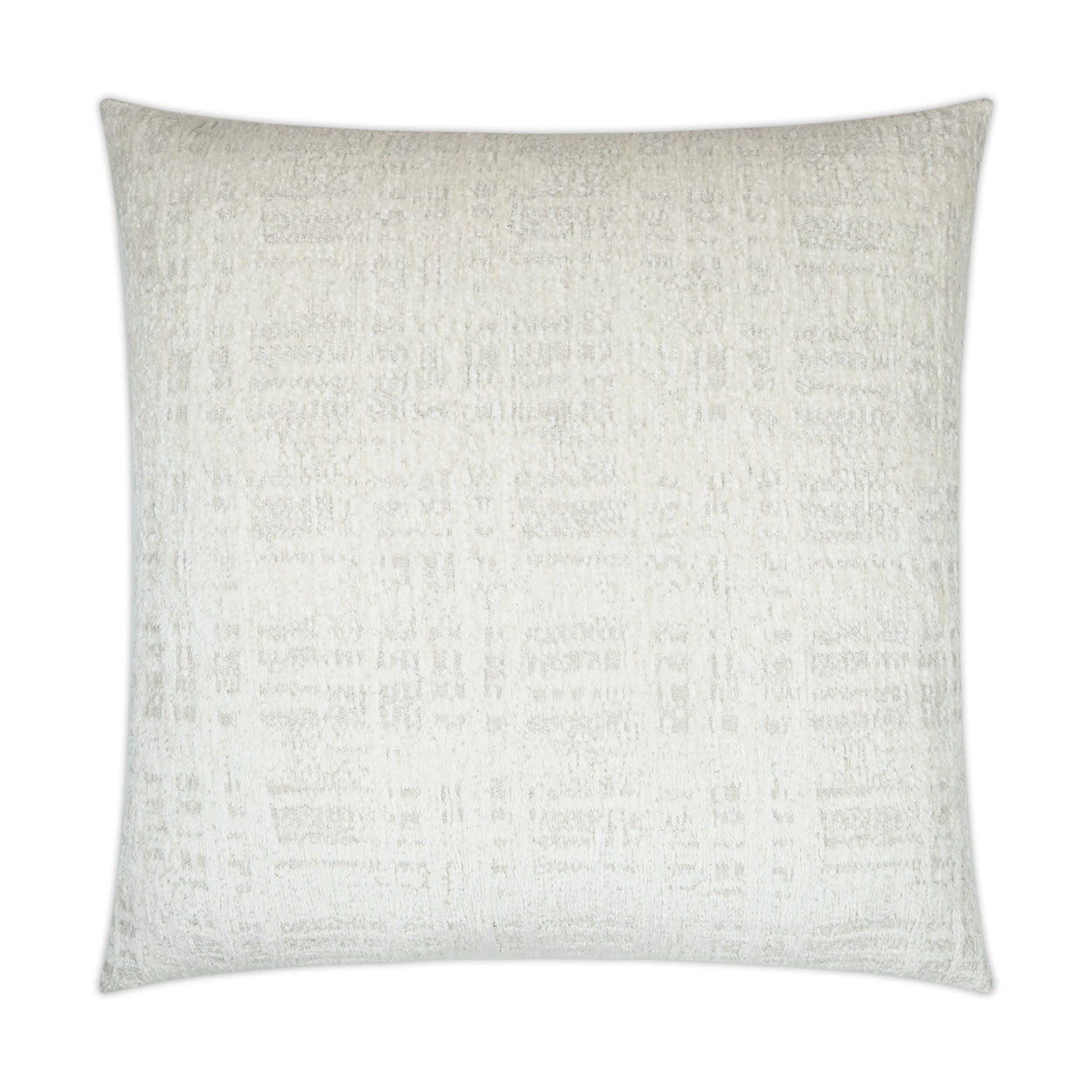 D.V. KAP HOME   24" x 24" Collateral Pillow - Ivory Solid, Textured, Transitional, Abstract    - 3542-IV-2424