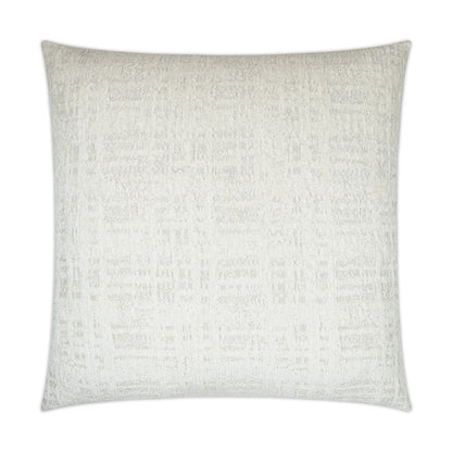D.V. KAP HOME   24" x 24" Collateral Pillow - Ivory Solid, Textured, Transitional, Abstract    - 3542-IV-2424