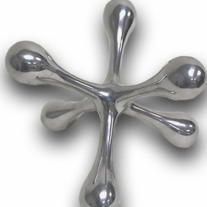12" Silver Finish Extra Large Decorative Jack